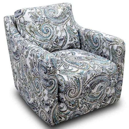 Contemporary Swivel Accent Chair